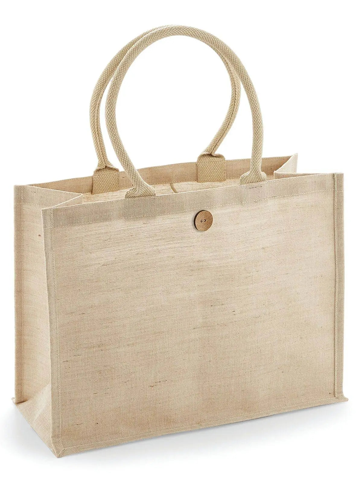 BORSA In Juco - Westford Mill - WM447 - 33X42X19 MANICO = 55 Cm - NATURALE - LacariaRicami.Store