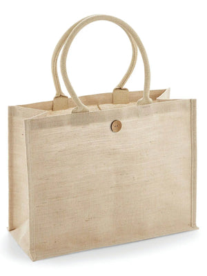 BORSA In Juco - Westford Mill - WM447 - 33X42X19 MANICO = 55 Cm - NATURALE - LacariaRicami.Store