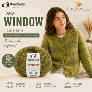 Lana WINDOW - Tropical Lane - Colore: - by LacariaRicami.Store