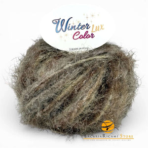 LANA Winter Color Lux - Miss Tricot Filati - Colore: 2 - CIOCCOLATO PANNA - by LacariaRicami.Store