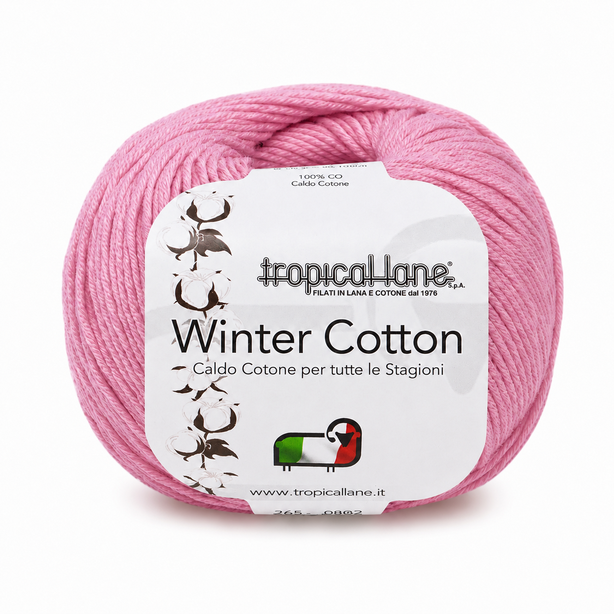 CALDO COTONE Winter Cotton - Tropical Lane - Colore: 103 - ROSA - by LacariaRicami.Store