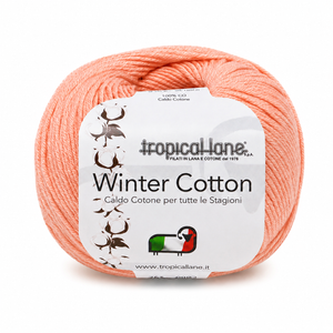 CALDO COTONE Winter Cotton - Tropical Lane - Colore: 140 - SALMONE - by LacariaRicami.Store