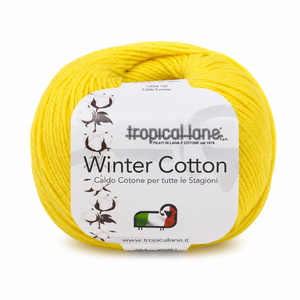 CALDO COTONE Winter Cotton - Tropical Lane - Colore: 265 - GIALLO - by LacariaRicami.Store
