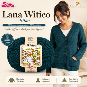 Lana Witico - Silke - Colore: - by LacariaRicami.Store