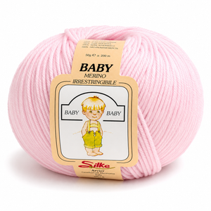 Lana Baby Merino - Silke - Colore: 331 - ROSA - by LacariaRicami.Store