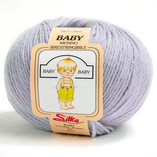 Lana Baby Merino - Silke - 335 - GRIGIO PERLA - LacariaRicami.Store