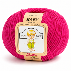 Lana Baby Merino - Silke - Colore: 362 - FUCSIA - by LacariaRicami.Store