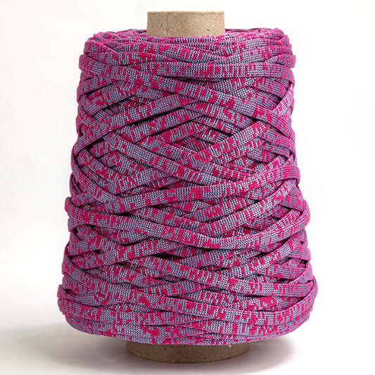Fettuccia BANG - Bertagna Filati - Colore: 113 - FUCSIA CELESTE - by LacariaRicami.Store