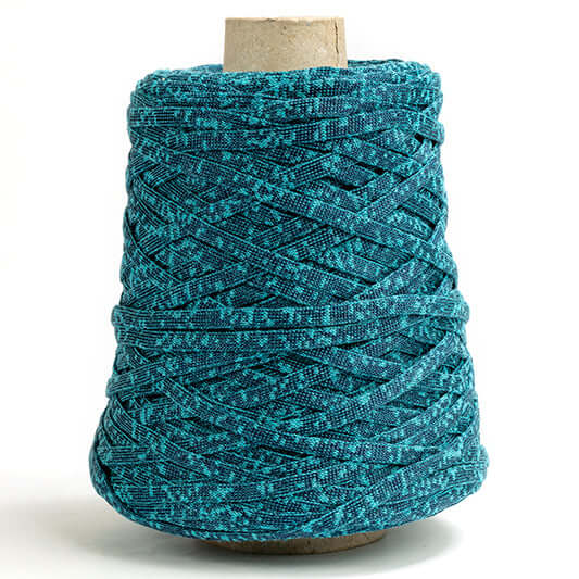 Fettuccia BANG - Bertagna Filati - Colore: 118 - SMERALDO BLU - by LacariaRicami.Store