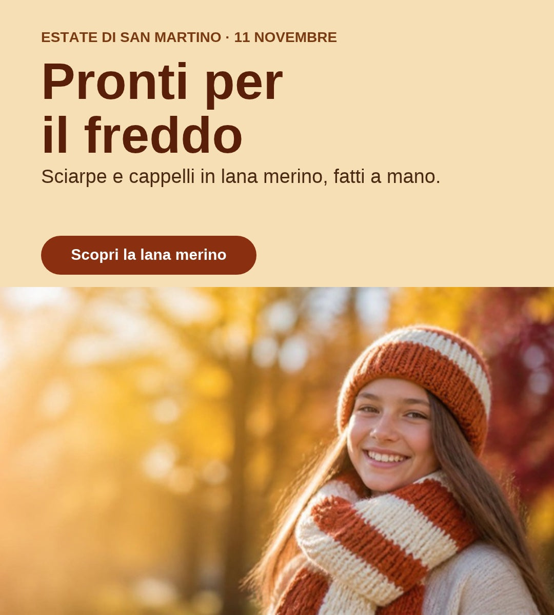 San Martino: pronti per il freddo con la lana merino