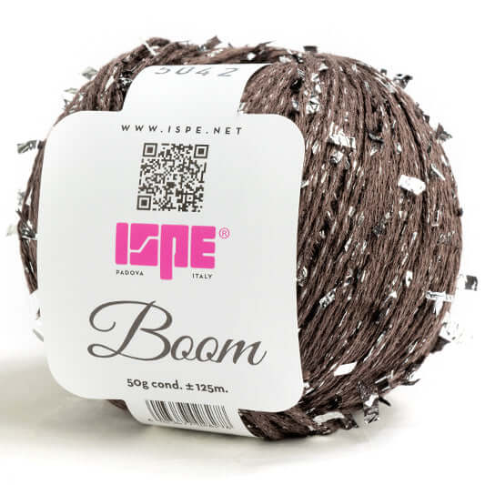 Cotone BOOM - ISPE - Colore: 504 - CIOCCOLATO ARGENTO - by LacariaRicami.Store