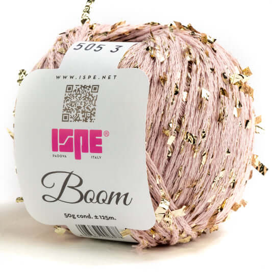 Cotone BOOM - ISPE - Colore: 505 - ROSA ORO - by LacariaRicami.Store