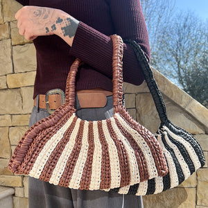 Tutorial | BORSA BICOLOR - ECO BAG | Lane MONDIAL - Colore: - by LacariaRicami.Store