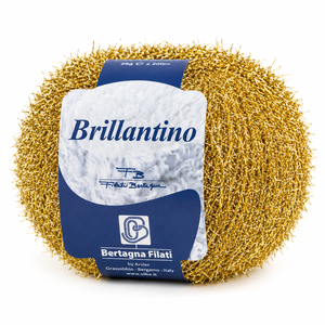 Cotone Lamè BRILLANTINO - Bertagna Filati - Colore: 104 - ORO - by LacariaRicami.Store