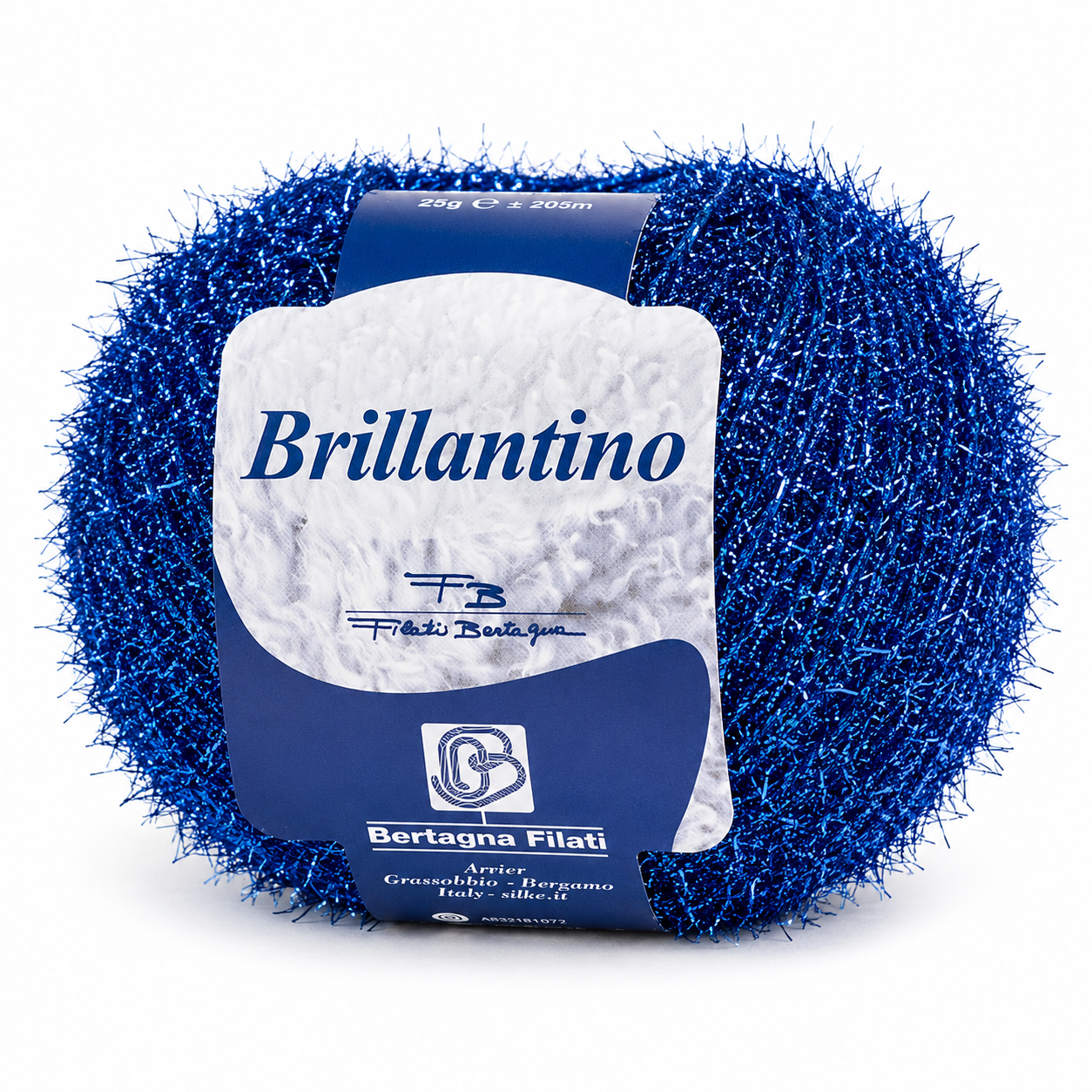 Cotone Lamè BRILLANTINO - Bertagna Filati - Colore: 120 - BLU - by LacariaRicami.Store