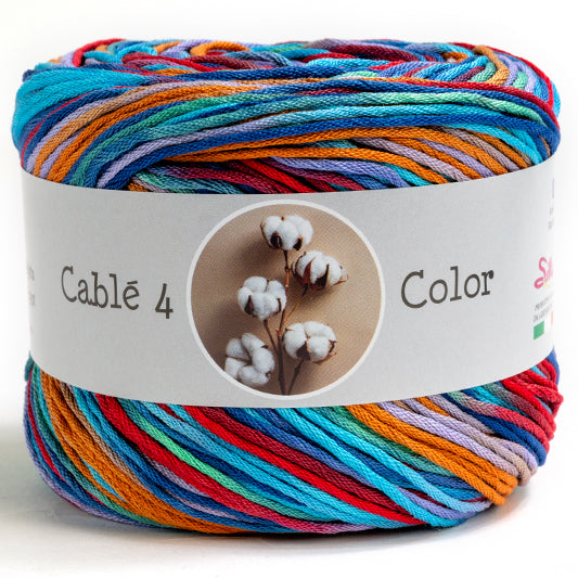 Cotone CABLE’ 4 COLOR - Silke - Colore: 710 - by LacariaRicami.Store