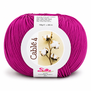 Cotone Cablé 4 - Silke - Colore: 13 - OLEANDRO - by LacariaRicami.Store