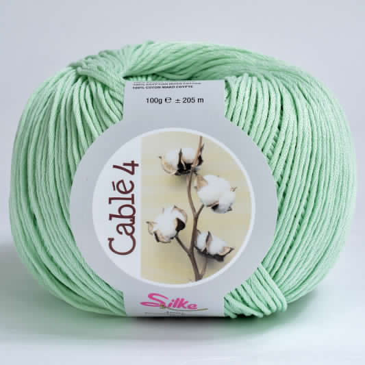 Cotone Cablé 4 - Silke - 34 - MENTA - LacariaRicami.Store