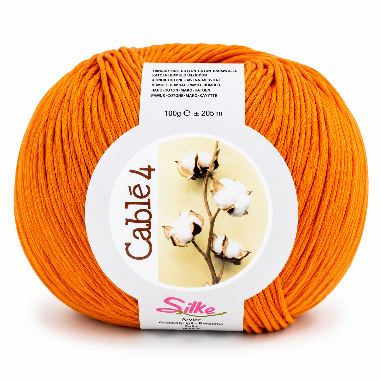 Cotone Cablé 4 - Silke - Colore: 37 - ZUCCA - by LacariaRicami.Store