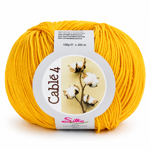 Cotone Cablé 4 - Silke - Colore: 54 - SOLE - by LacariaRicami.Store