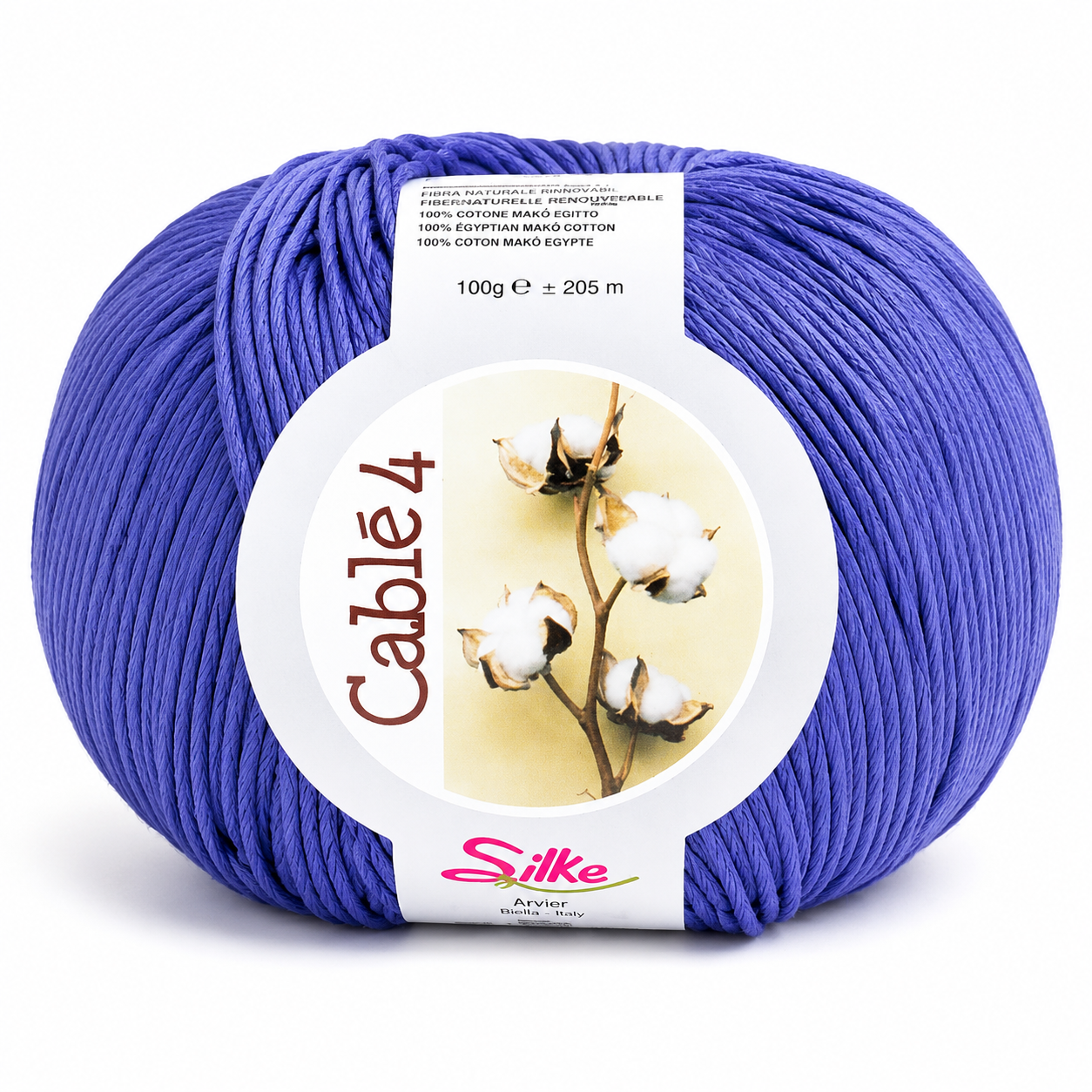 Cotone Cablé 4 - Silke - Colore: 578 - PERVINCA - by LacariaRicami.Store