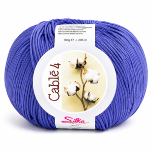 Cotone Cablé 4 - Silke - Colore: 578 - PERVINCA - by LacariaRicami.Store