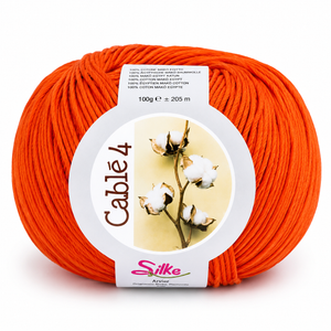Cotone Cablé 4 - Silke - Colore: 920 - ARAGOSTA - by LacariaRicami.Store