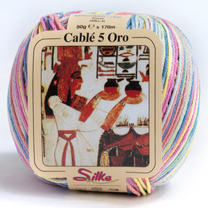 Cotone Cablé 5 Oro Sfumato - Silke - 20 - MIX COLOR SFUMATO - LacariaRicami.Store