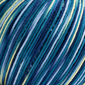 Cotone Cablé 5 Oro Sfumato - Silke - 324 - BLU MIX SFUMATO - LacariaRicami.Store