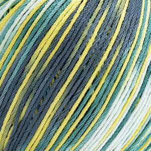 Cotone Cablé 5 Oro Sfumato - Silke - 328 - VERDE/GIALLO MIX SFUMATO - LacariaRicami.Store