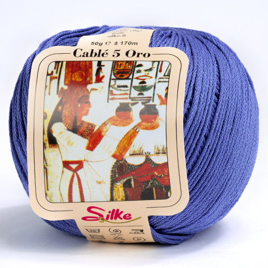 Cotone CABLE' 5 ORO - Silke - 578 - PERVINCA - LacariaRicami.Store
