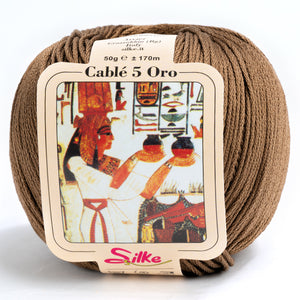 Cotone CABLE' 5 ORO - Silke - 803 - GLACÉ - LacariaRicami.Store