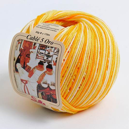 Cotone Cablé 5 Oro Sfumato - Silke - - LacariaRicami.Store