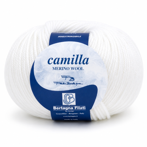 Lana CAMILLA - Bertagna Filati - Colore: 100 - BIANCO - by LacariaRicami.Store