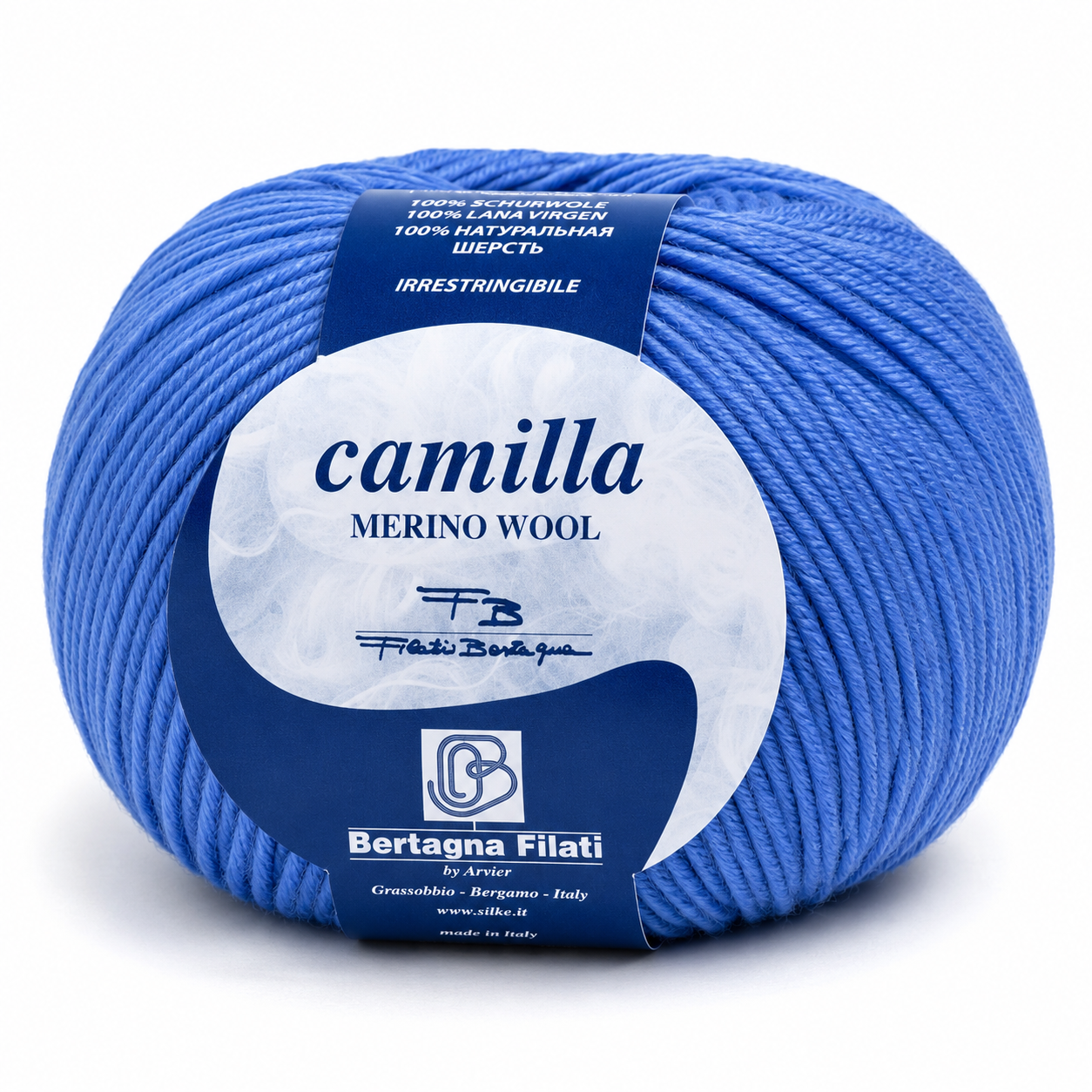 Lana CAMILLA - Bertagna Filati - Colore: 136 - BLU CHIARO - by LacariaRicami.Store