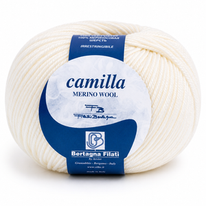 Lana CAMILLA - Bertagna Filati - Colore: 799 - PANNA - by LacariaRicami.Store