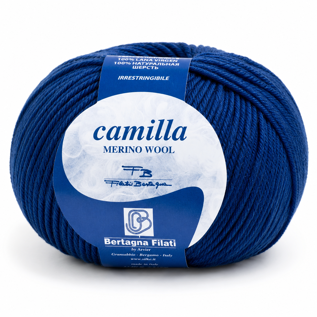 Lana CAMILLA - Bertagna Filati - Colore: 879 - BLU JEANS - by LacariaRicami.Store