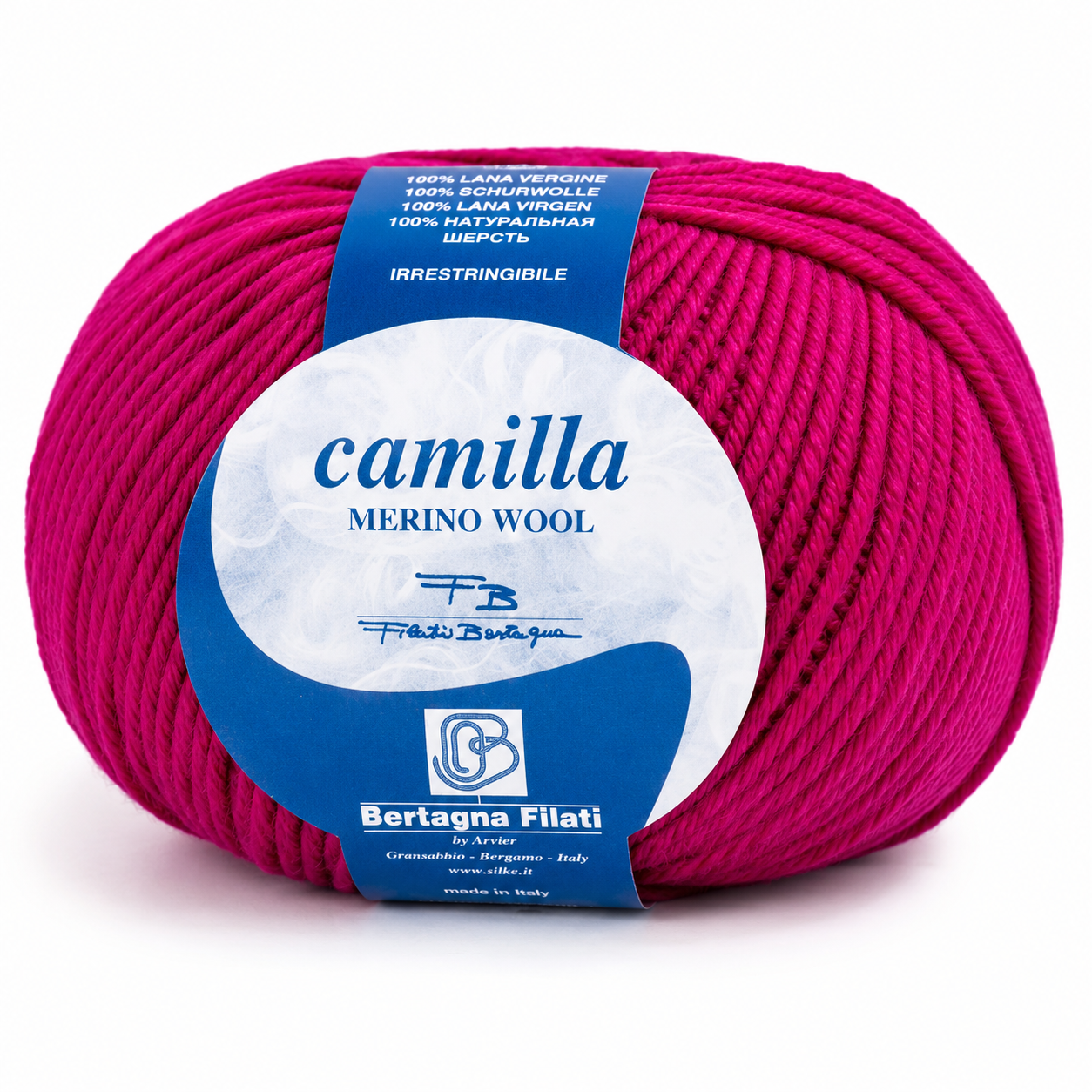 Lana CAMILLA - Bertagna Filati - Colore: 4010 - MIRTILLI - by LacariaRicami.Store