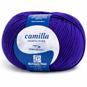 Lana CAMILLA - Bertagna Filati - Colore: 4015 - BLU CINA - by LacariaRicami.Store