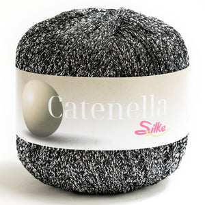 Lurex CATENELLA - Silke - Colore: 190 - NERO - by LacariaRicami.Store
