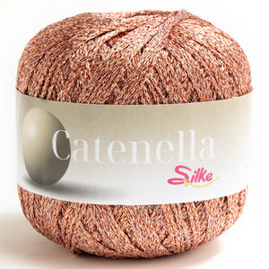 Lurex CATENELLA - Silke - Colore: 195 - PESCA - by LacariaRicami.Store