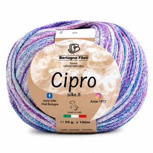 Cotone CIPRO - Bertagna Filati - Colore: 5 - LILLA - by LacariaRicami.Store