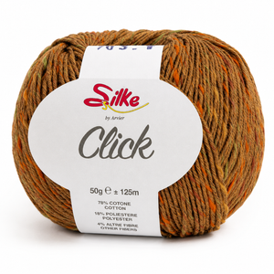 Cotone CLICK - Silke - Colore: 703 - MARRONCINO - by LacariaRicami.Store
