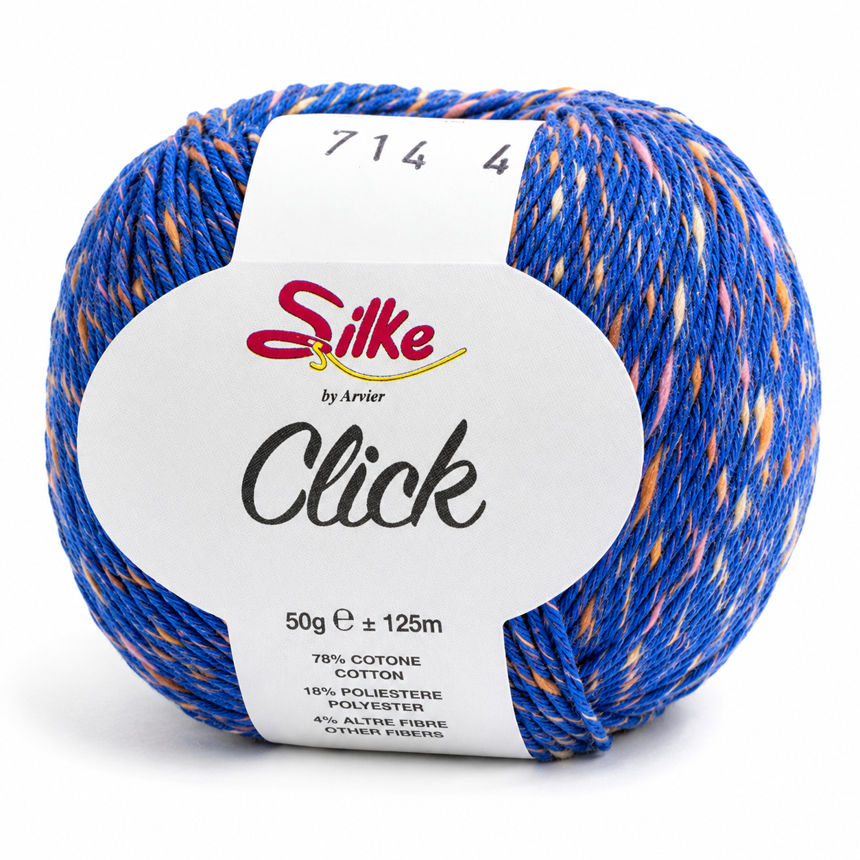 Cotone CLICK - Silke - Colore: 714 - BLUETTE - by LacariaRicami.Store