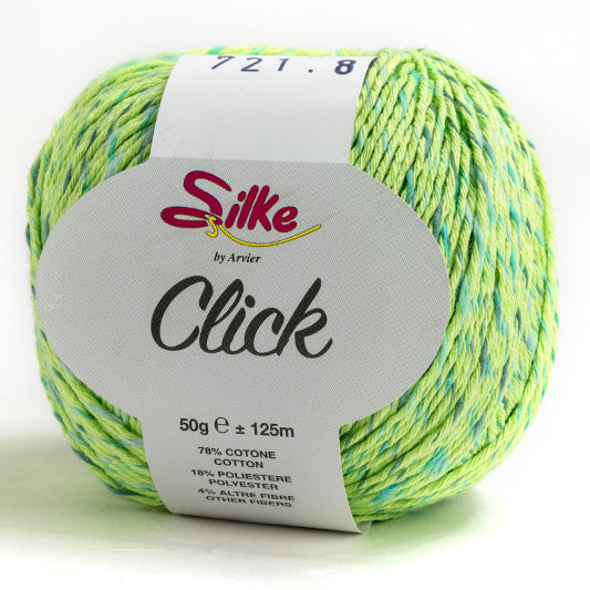 Cotone CLICK - Silke - Colore: 717 - VERDE - by LacariaRicami.Store