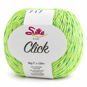 Cotone CLICK - Silke - Colore: 717 - VERDE - by LacariaRicami.Store