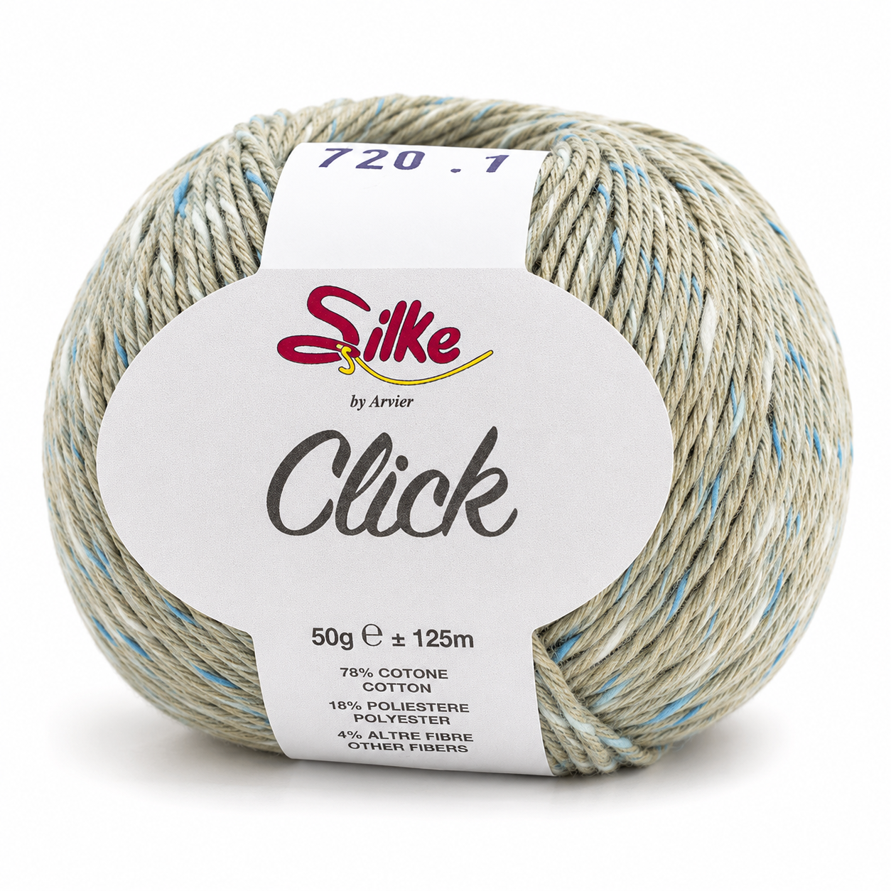 Cotone CLICK - Silke - Colore: 720 - SALVIA - by LacariaRicami.Store