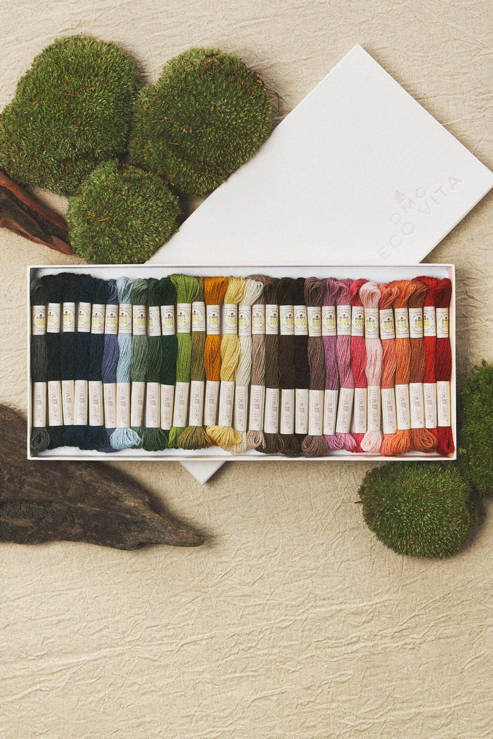 COFANETTO 30 Colori di Eco Vita 360 | FILATO in Lana Organica Con Tinture Naturali - DMC - - LacariaRicami.Store