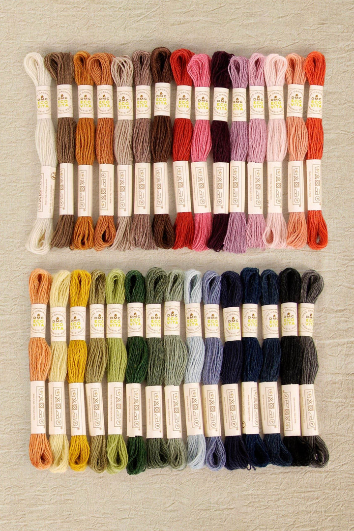 COFANETTO 30 Colori di Eco Vita 360 | FILATO in Lana Organica Con Tinture Naturali - DMC - - LacariaRicami.Store