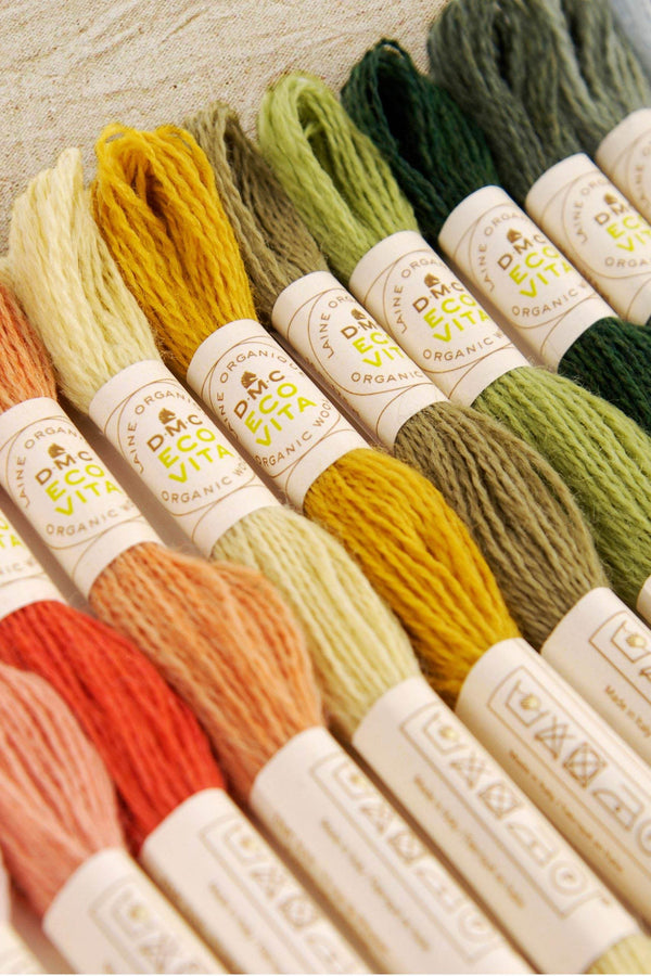 COFANETTO 30 Colori di Eco Vita 360 | FILATO in Lana Organica Con Tinture Naturali - DMC - - LacariaRicami.Store